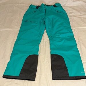 Eddie Bauer women’s Turquoise and Charcoal Pants